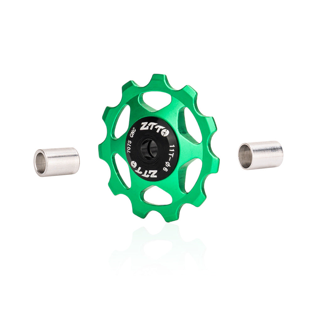 ZTTO 11T Rear Derailleur Pulley Bike Bicycle Metal Bearing Jockey Wheel Aluminium Alloy Rear Derailleur Guide Roller ZTTO 11T Rear Derailleur Pulley Bike Bicycle Metal Bearing Jockey Wheel Aluminium Alloy Rear Derailleur Guide Roller